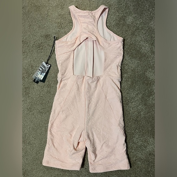 NEW Twenty Montreal Flamingo 3D Activewear Zip-Up Biker Jumpsuit Women's Size S - Picture 5 of 5